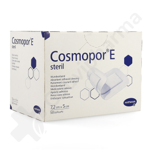 Cosmopor E 5 x 7,2 cm - 50 pansements stériles