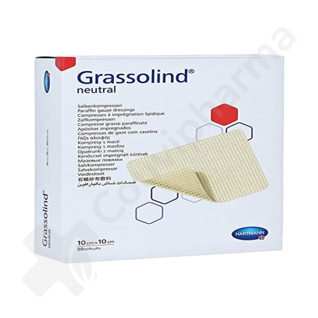 Grassolind 10 cm x 10 cm - 50 pansements