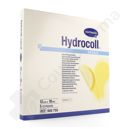 Hydrocoll Sacral 12 cm x 18 cm - 5 pansements actifs