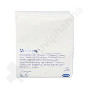 Medicomp 10 cm x 10 cm 4 Plis Non-Stérile - 100 pièces