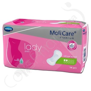 Molicare Lady Pad 2 Gouttes - 14 protections anatomiques