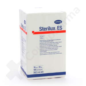 Sterilux ES 10 x 10 cm 12 Plis Non-Stérile - 100 pièces