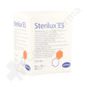 Sterilux ES 10 x 10 cm 8 Plis Non-Stérile - 100 pièces