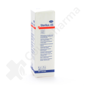 Sterilux ES 5 x 5 cm 12 Plis Non-Stérile - 100 pièces