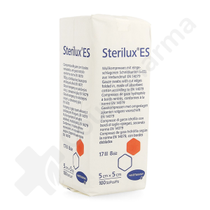 Sterilux ES 5 x 5 cm 8 Plis Non-Stérile - 100 pièces