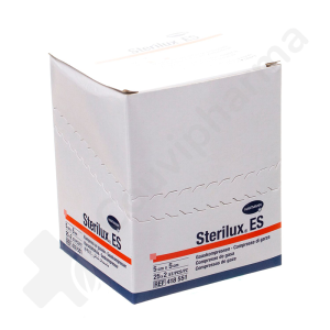 Sterilux ES 5 x 5 cm 8 Plis Stérile - 25 x 2 pièces