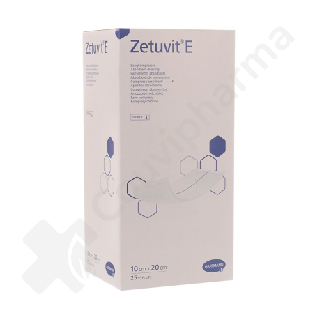 Zetuvit E 10x20 cm - 25 pansements stériles