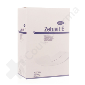 Zetuvit E 15x20 cm - 25 pansements stériles